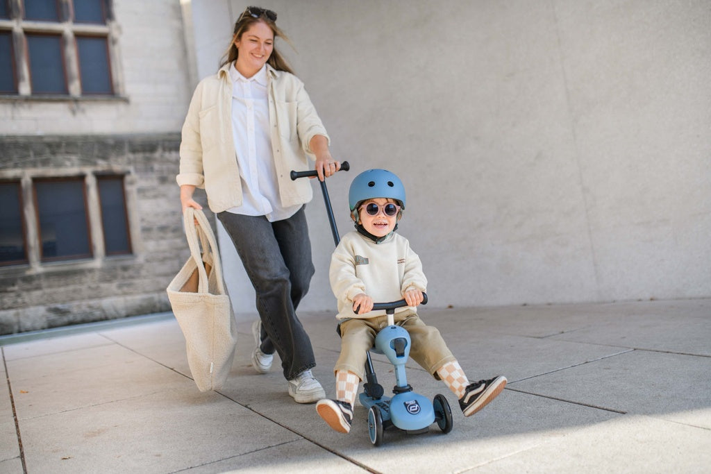 Scoot & Ride Highwaykick 1 Push and Go steel blau