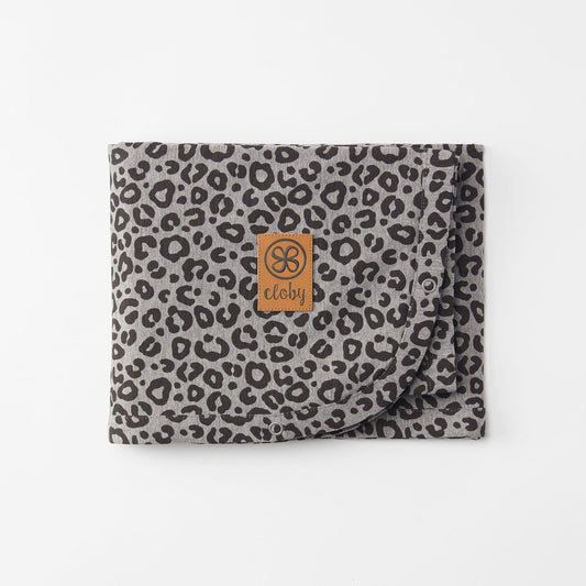 Cloby UV-Decke Leopard Grey UPF 50+ leo muster grau Sonnenschutzdecke